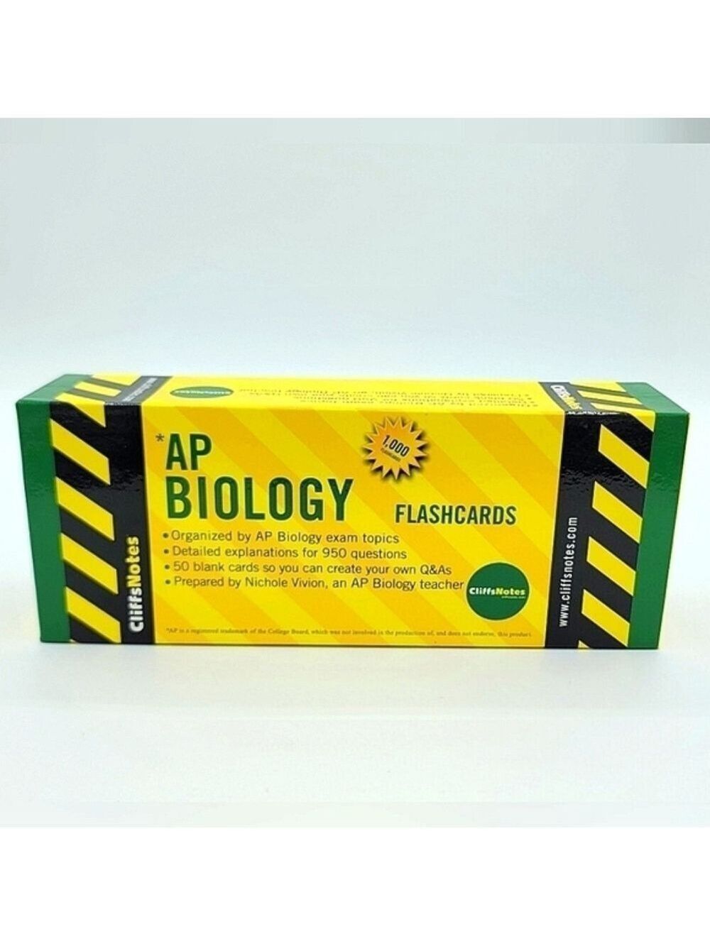 AP Biology Flash Cards Cliffs Notes # 756